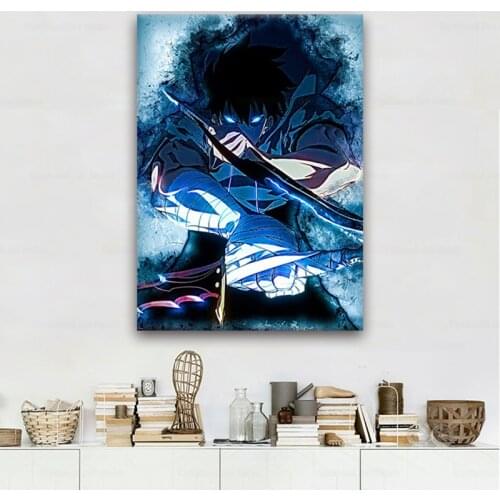 Wall Artwork Modular Canvas Solo Leveling Pictures Home Decoration Paintings Prints Posters Living Room Cuadros no Framework