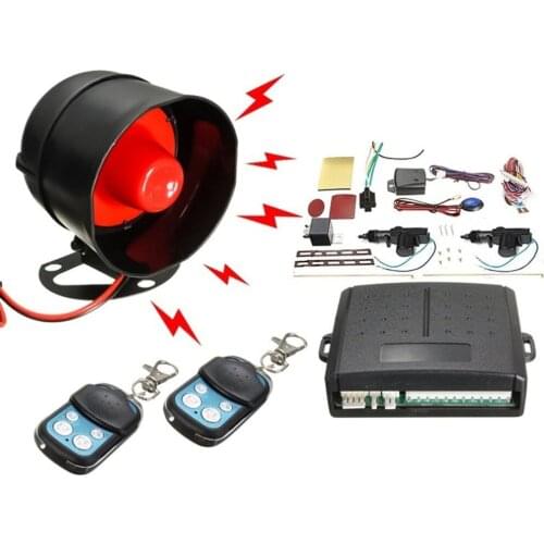 New Universal Car Alarm Remote Control Security System 2 Door Central Door Lock Locking Kit Set Keyless Entry System