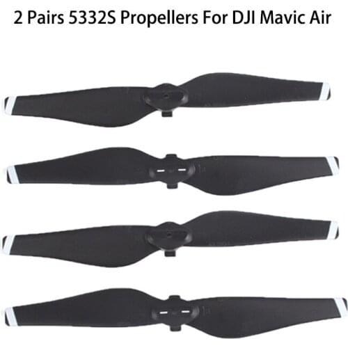 New Arrival 2 pair 4 pcs 5332S DJI Mavic Air Propeller propellers Blade prop (White Stripe)for DJI Mavic Air Drone Accessories