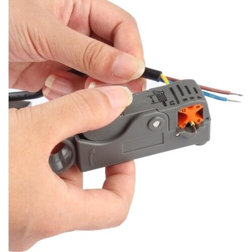 Stripping Pliers Decrustation Wire Cable Tools Stripper Stainless Steel Round Nose Insulated Electrical Straight