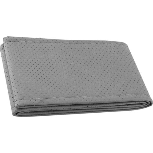 Car Steering Wheel Cover Pu Direction Handlebar Cover Non-Slip Handlebar Set