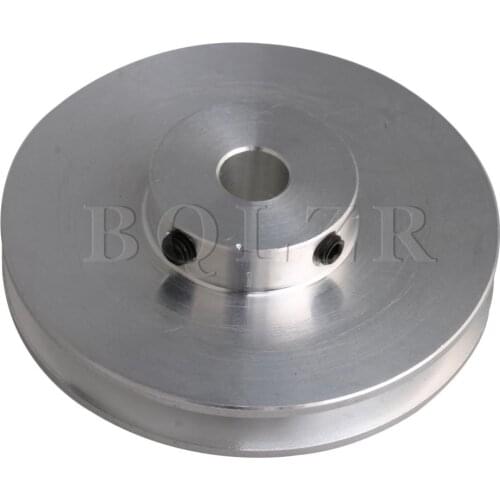 Silver Aluminum Alloy Groove Pulley 58x8MM for Milling Machine PU Belt