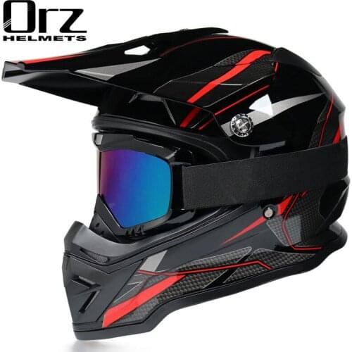 Helmet Motorcycle Motocross Full Face Crash Helmet Removable and Washable Liner DOT Approved Multiple Colour