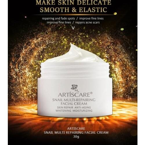 ARTISCARE Snail Repair Facial Cream Aging Anti Oil-Control Facial Skin Care Anti Wrinkle Shrink Pores Moisturizing Skin TSLM1