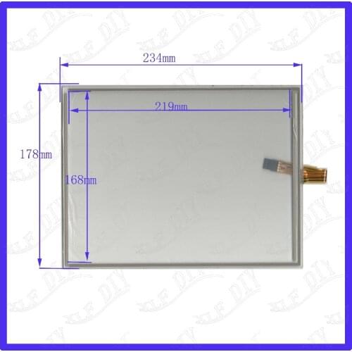 ZhiYuSun KDT-6174 10.4inch 4-wire resistive touch panel Industrial application 234*178 screen glass this is compatible