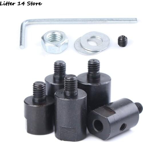 1pc M6 3.17/4/5/6/8mm Axle Motor Shaft Coupler Sleeve Saw Blade Coupling Chuck Adapter
