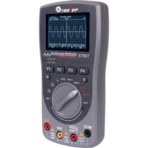 2 In 1 Intelligent Digital Storage Oscilloscope One Key Auto Oscilloscop Tester Multimeter 40mhz 200msps/s 6000counts True Rms