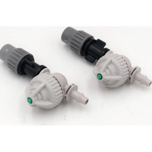 50pcs/pack Adjustable Mist Sprinkler With 1/4" Antidrip For Micro Greenhouse Irrigation Misting Garden Watering Fitting M185