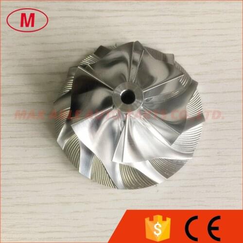 52.80/76.13mm 6+6 blades Turbocharger Billet/aluminum 2024/milling compressor wheel for racing