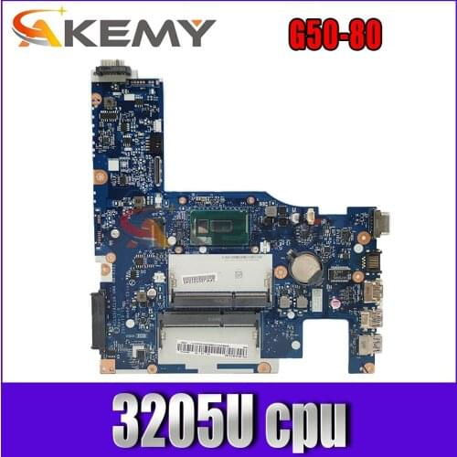 Akemy NEW ACLU3/ ACLU4 UMA NM-A362 / NM-A272 MOTHERBOARD FOR LENOVO G50-80 / G50-70 MAINBOARD ,PROCESSOR 3205U SR215