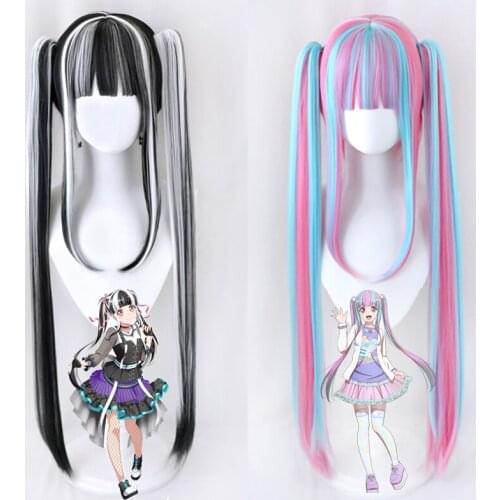 Anime comic BanG Dream! RAISE A SUILEN RAS PAREO Cosplay Wigs Nyubara Reona Cosplay Wig Heat Resistant Synthetic Hairs Bunches