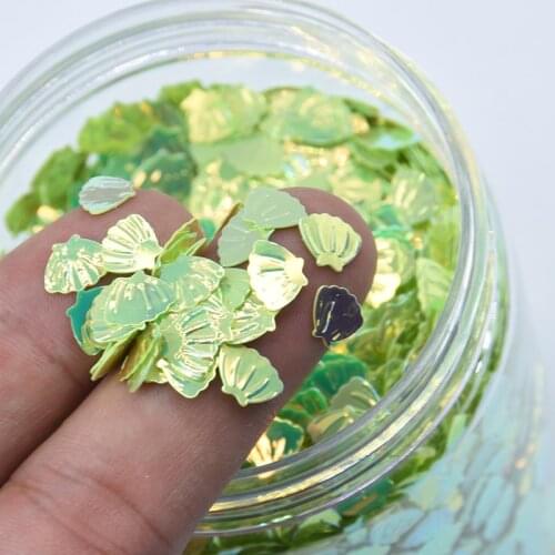 Sea shell Sequins 7mm PVC Loose Sequin Glitter Paillettes for Nail Art Manicure Sewing Wedding Decor Confetti Lentejuelas 20g