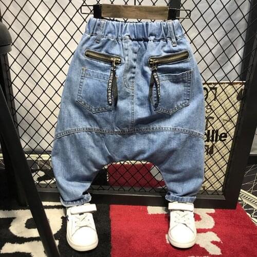 Kids Jeans Children Casual Pants Boys Baggy pants New 2020 Baby Boys Jeans 2-6years Boys Jeans Brand Children Clothing C12056