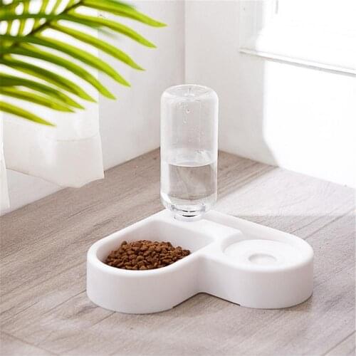2-in-1 Pet Water Dispenser Automatic Drinking Fountain Bowl Feeder Cats And Dogs Leak-proof Water Dispensers