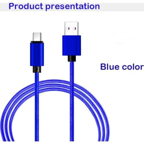 Nylon weave 3A USB Charge Cable Fast Charging USB Type C Cable Micro USB Data Charging Wire Mobile Phone Cable USB Cord