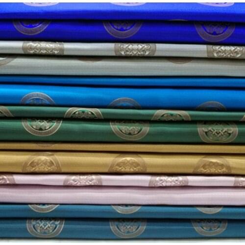 Chinese Silk fabric brocade Satin fabric for COSPLAY/Kimono/Mongolia clothing/Stage suit 1order=1meter