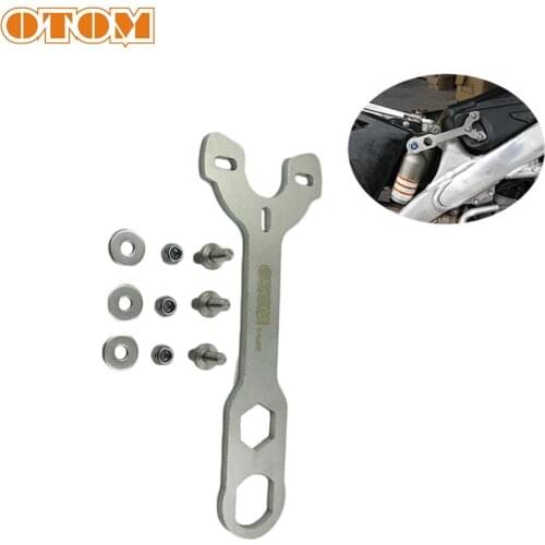 OTOM Motorcycle Adjustment Wrench Tool Rear Shock Absorber Oil Seal Seat Remove Spanner Universal For Quad Bike ATV Dirt Bike