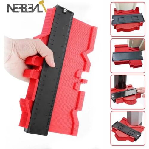 5" / 10" Contour Gauge Plastic Profile Copy Standard Wood Marking Tool Tiling Laminate Tiles Profile Measuring Duplicate Tools
