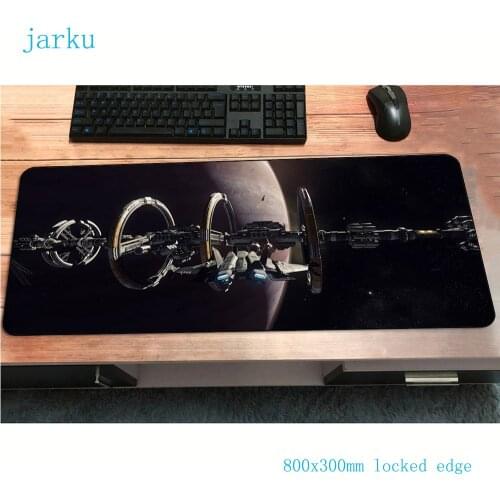 Space Station mouse pad gamer HD pattern mousepad rubber desk mat 700x400x4mm gaming accessories pc game keyboard mats oversized