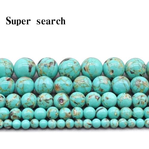 Factory Price Natural Stone Shell Light green Round Loose Beads 15" Strand 4 6 8 10 12MM Pick Size For Jewelry Making Bracelet
