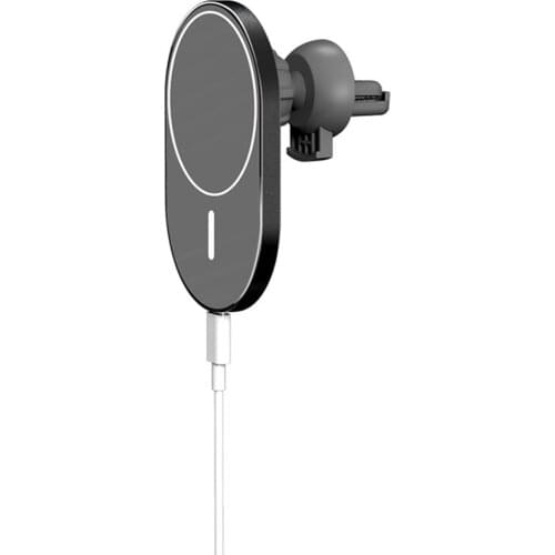 Magnetic Wireless Car Charger Airvent Mount 15W Fast Charging Lightweight And Sturdy Car Phone Holder