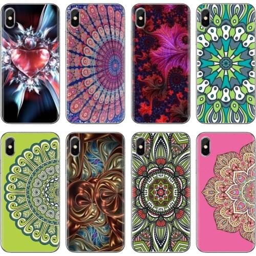 Lace metallic Mandala Flower Paisley For Samsung Galaxy A3 A5 A7 A9 A8 Star Lite A6 Plus 2018 2015 2016 2017 Soft Case Covers