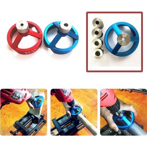 Drill Guide Woodworking Hole Puncher Vertical Drilling Fixture Wood Working Locator 6-10mm Drill Bushing Wood Tool Blue Red