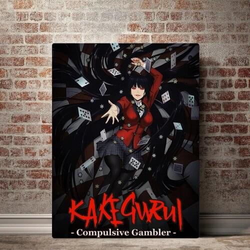 Wall Art Kakegurui Poster HD Prints Anime Characters Canvas Painting Home Decor For Bedroom Background Modular Pictures Frame