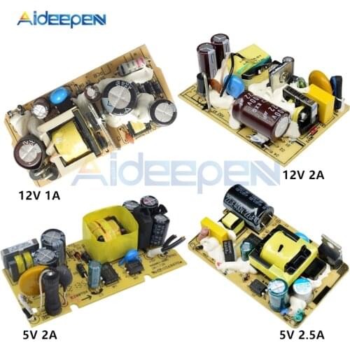 AC-DC AC 100V-240V to DC 5V 2A/2.5A 12V 1A Switching Power Supply Module Switch Overvoltage Overcurrent Short Circuit Protection
