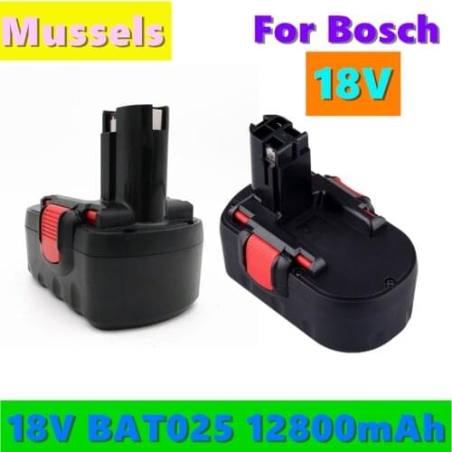 For Bosch 18V 12800mAh BAT025 Rechargeable Battery Ni-MH Power Tools Bateria For Drill GSB 18VE-2, PSR 18VE, BAT026