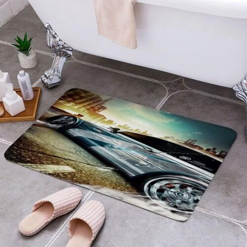 Need For Speed Most Wanted Anti-slip Modern Area Rugs Living Room Balcony Bathroom Printed Carpet Doormat Hallway Bath Mat