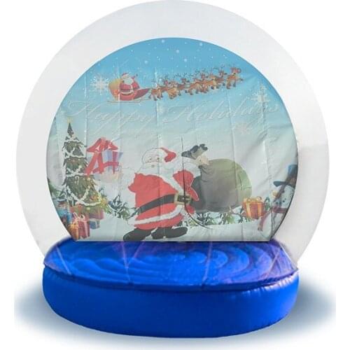 Happy Inflatable 4.5m inflatable snow globe factory price on slae inflatable decorations,inflatable merry decorations