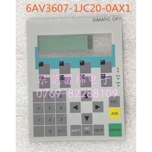 Brand New Membrane keypad for OP7 6AV3607-1JC20-0AX1 6AV3 607-1JC20-0AX1 Operating Panel Button Pad