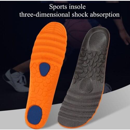 Sports Insoles For Shoes Men Women Breathable Deodorant Sweat Shock Absorbent Military Training Basketball Running Shoe Pad