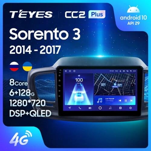TEYES CC2L CC2 Plus For Kia Sorento 3 2014 - 2017 Car Radio Multimedia Video Player Navigation GPS Android No 2din 2 din dvd