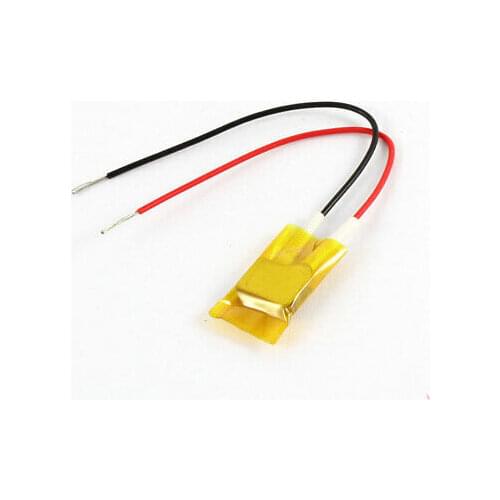 Universal Aluminum PTC Heater Low Voltage Thermostat Constant Temperature 12 x 8 x 3mm 12V 80 Celsius