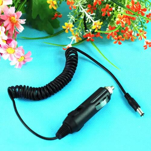 1pcs New DC 12V 5.5 X 2.1mm Car Auto Vehicle Charger Power Adapter Cord Black Cables and Adapters