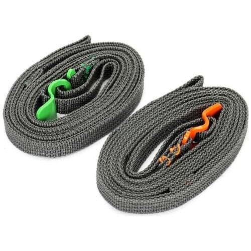 100pcs/lot Multifunctional Baggage Strap With Stainless Buckle Hook 2.5M Outdoor Travel Equipment Binding Rope Suitcase Belt