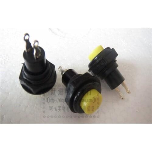 12MM MS-350M Japan EST round button switch reset normally open press pass 3A125V