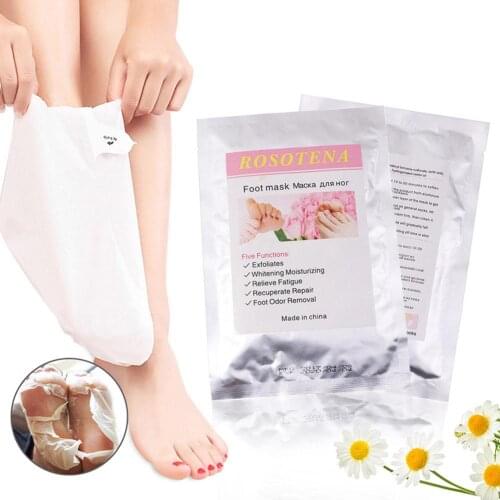 2pcs/pack Exfoliating Foot Mask Anti Crack Heel Remove Skin Peeling Dead Skin Feet Patch Socks Moisturizing Nourishing Legs Foot