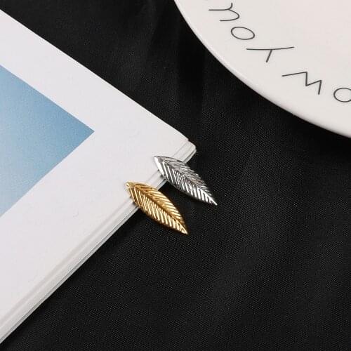 30pcs Gold/Rhodium Plated Tone Filigree Leaf Wraps Connectors Metal Craft Gift Decoration DIY Jewelry Making