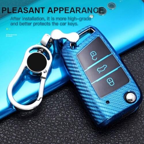 Car Key Case Cover Key Bag For Volkswagen VW Golf 7 3 4 5 6 6r mk7 Skoda Octavia A7 polo 9n mk4 passat b5 b6 b7 b8 bora Tiguan