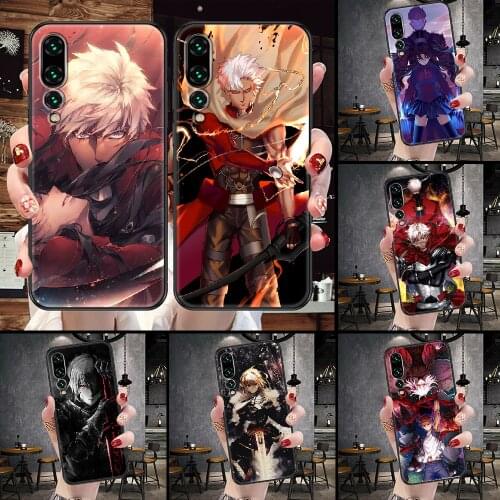 Fate Stay Night Baber saber Phone Case For Huawei P Mate P10 P20 P30 P40 10 20 Smart Z Pro Lite black pretty waterproof trend