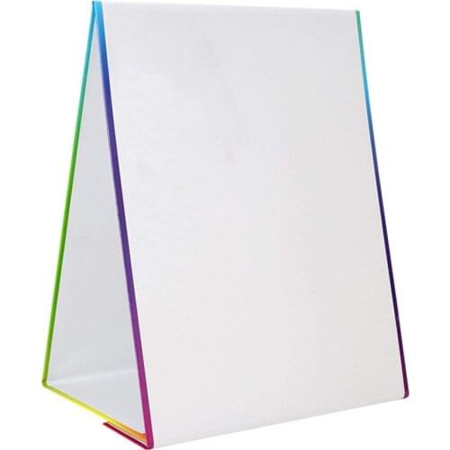 Double-sided Dry Erase Board Foldable Desktop Double-sided Whiteboard Magnetic Whiteboard Fridge Stickers Wall Stickers