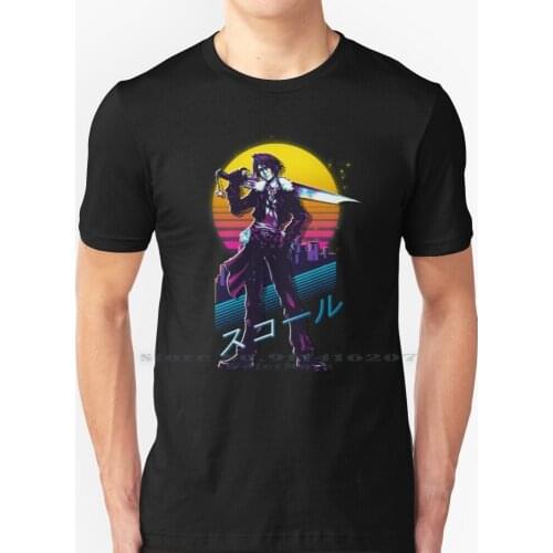 Final Fantasy Viii 8 - Squall Retrowave T Shirt 100% Pure Cotton Retro 80s Disco Vicecity Miami Final Fantasy Finalfantasy Gamin