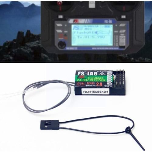 FlySky Original 2,4 GHz 6CH RC AFHDS FS IA6,IA6B Receptor Control I4 De CT6B I10 Transmisor Partes Remoto T6 para I6 W4A6