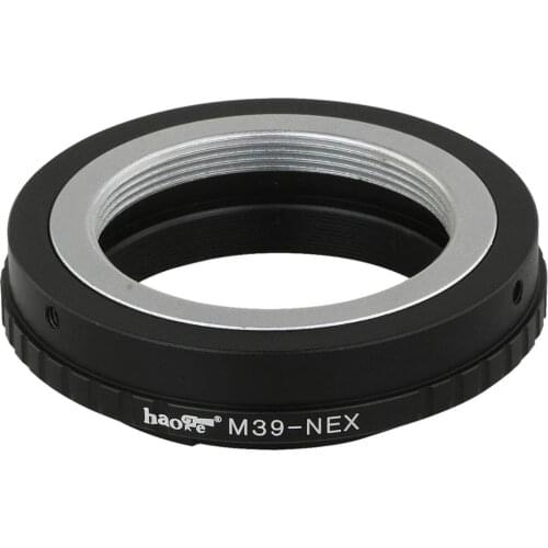 Haoge Lens Mount Adapter for 39mm M39 Mount Lens to Sony E-mount NEX Camera