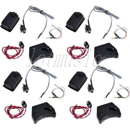 4Set Belcat Preamp IRIS-1 3 Band EQ Pickup For Ukulele & Mini Guitar Piezo Cable Pick-up