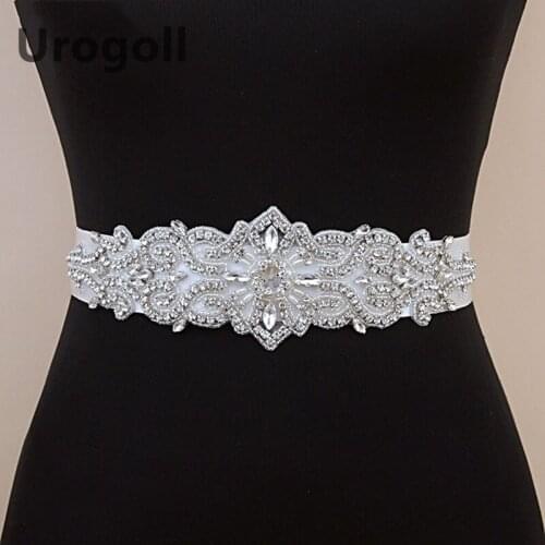 Fashion Crystal Wedding Belts Sashes Bride Waistband Bridal Sashes Belts With Rhinestones Wedding Accessories for Women Dress