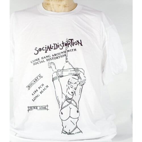 Hardcore punk rock t-shirt unisex SOCIAL DISTORTION rancid circle jerks S-3XL O Neck T-Shirts Male Low Price Steampunk